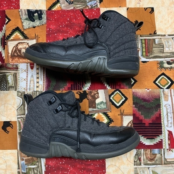 air jordan 12 retro wool sneakers - Picture 1 of 5